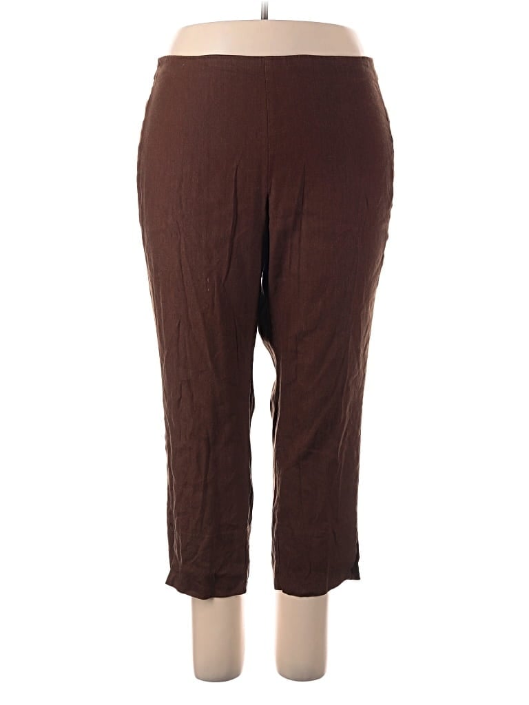 Pre-owned Jjill Casual Pants In Brown