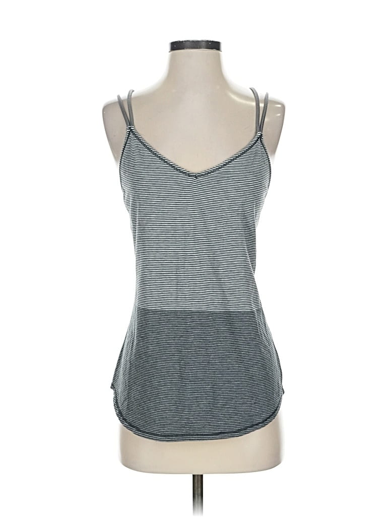 Pre-owned Lululemon Athletica Tank Top Gray Strapless Neckline Tops