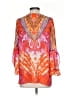 Harlow Zee 100% Polyester Orange 3/4 Sleeve Blouse Size XS - photo 2