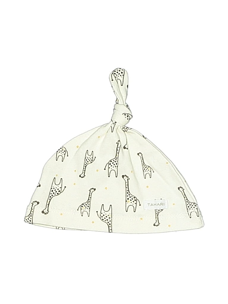 TAHARI Pre-owned Kids' Beanie Hat In White