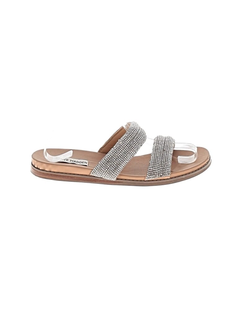 STEVE MADDEN Pre-owned Sandals In Silver