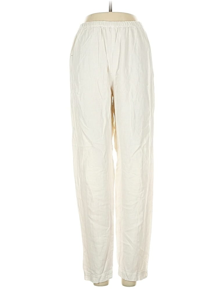 CHICO'S DESIGN Pre-owned Linen Pants In White