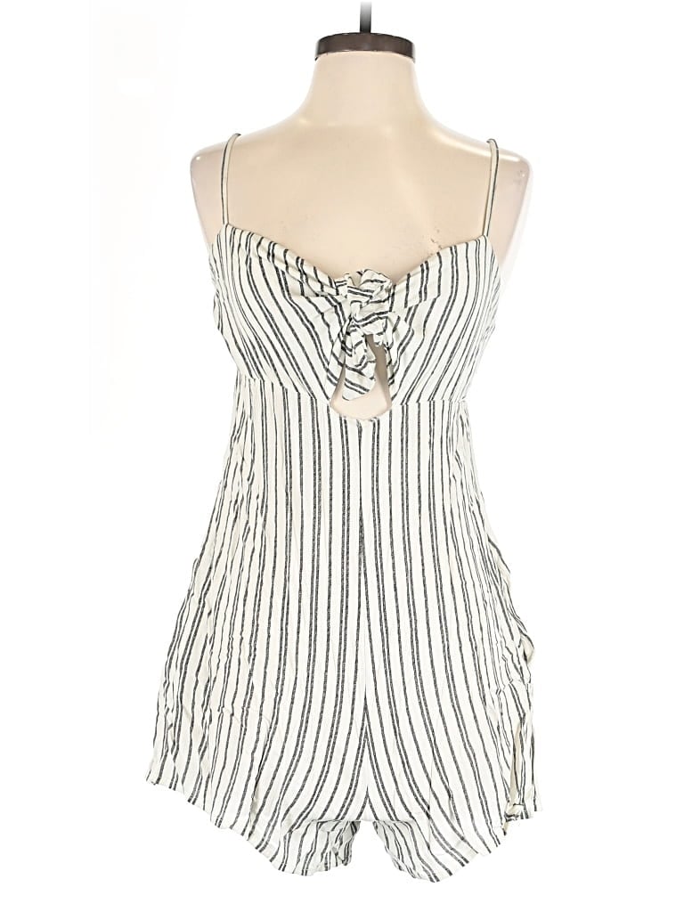 Pre-owned Billabong Romper In White