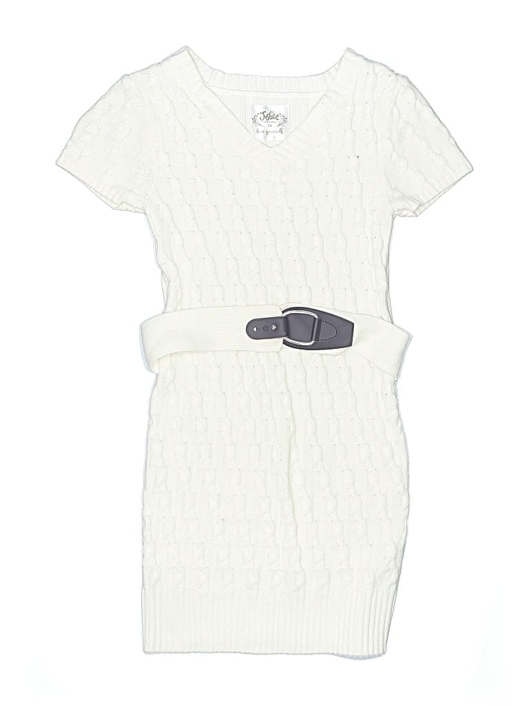 Pre-owned Justice Kids' Dress In White