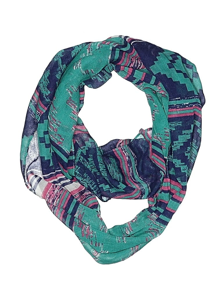Pre-owned Assorted Brands Scarf In Blue