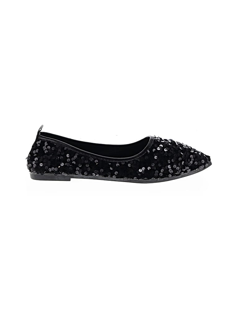Pre-owned Unbranded Flats In Black