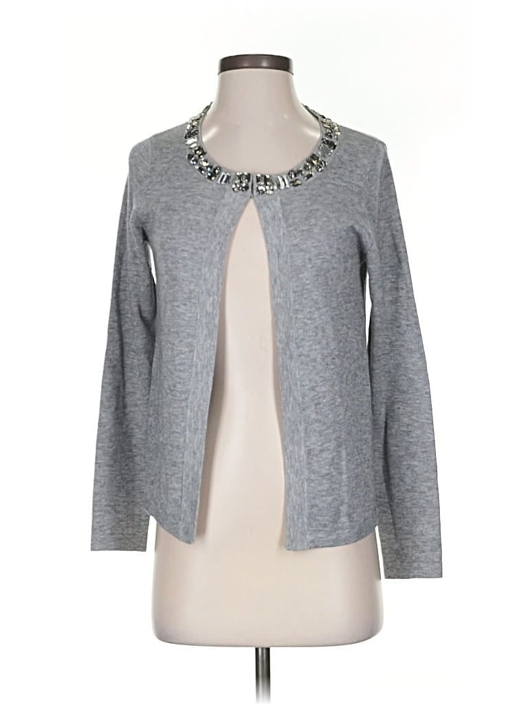 Pre-owned Banana Republic Cardigan Sweater In Gray