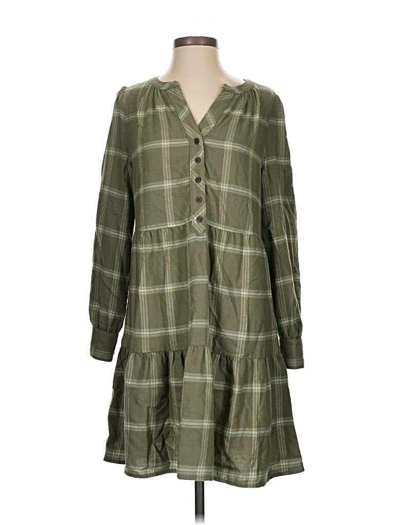 Pre-owned Ann Taylor Loft Casual Dress In Green