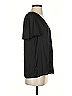 Paige 100% Polyester Black Short Sleeve Blouse Size S - photo 4
