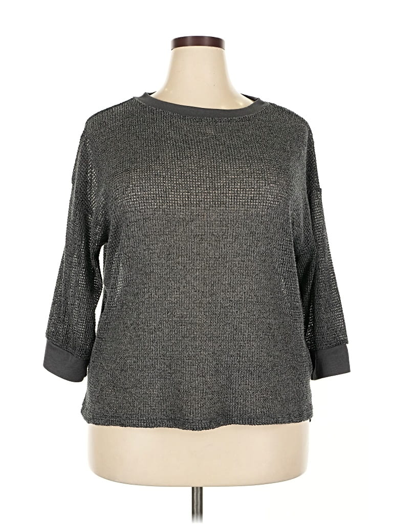 Pre-owned Assorted Brands Pullover Sweater In Gray