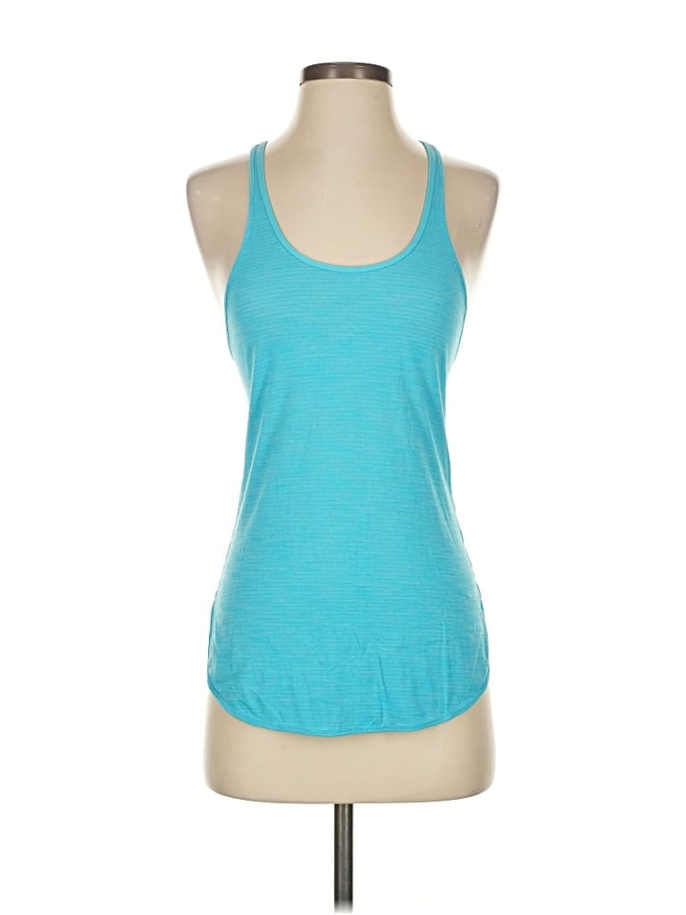 Pre-owned Lululemon Athletica Active Tank Top In Blue