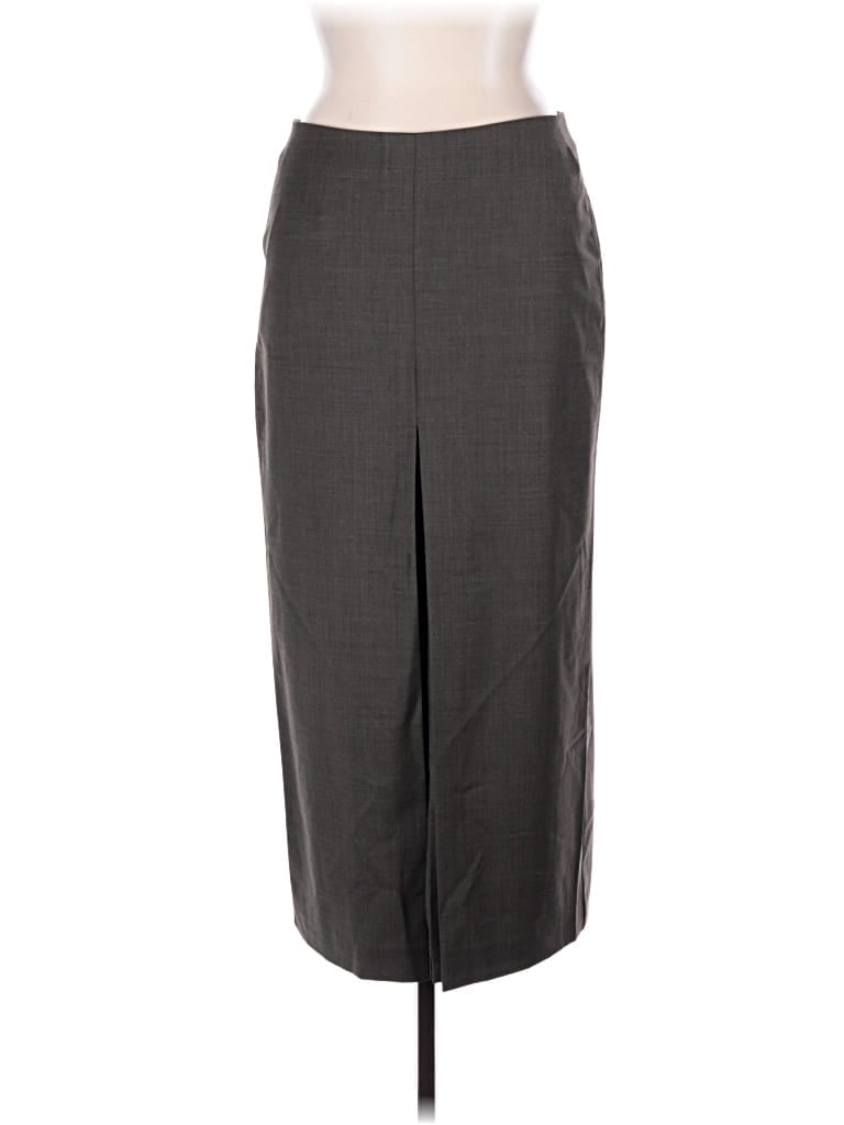 Pre-owned Nordstrom Wool Skirt In Brown