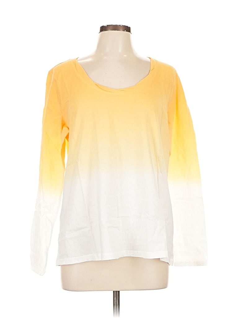 Candace Cameron Bure Long Sleeve T-shirt In Yellow