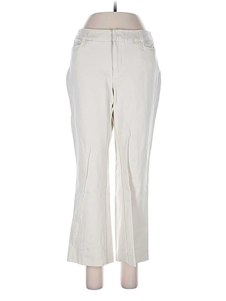 ST. JOHN'S BAY Pre-owned Casual Pants In White