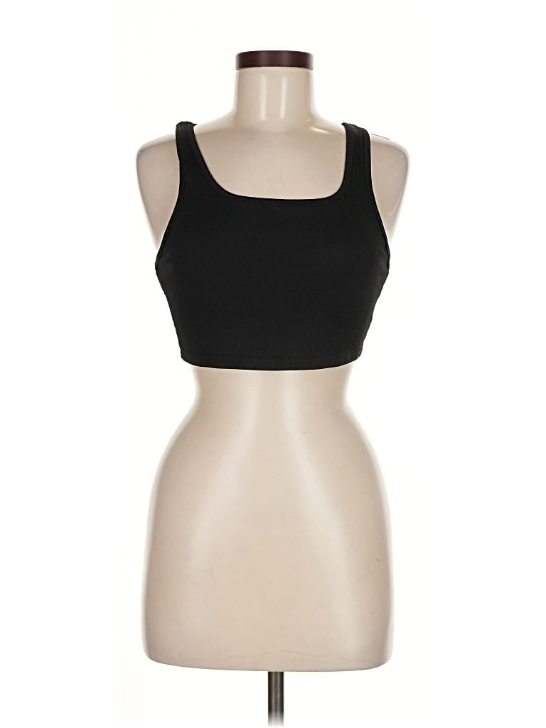 Pre-owned Unbranded Sports Bra In Black