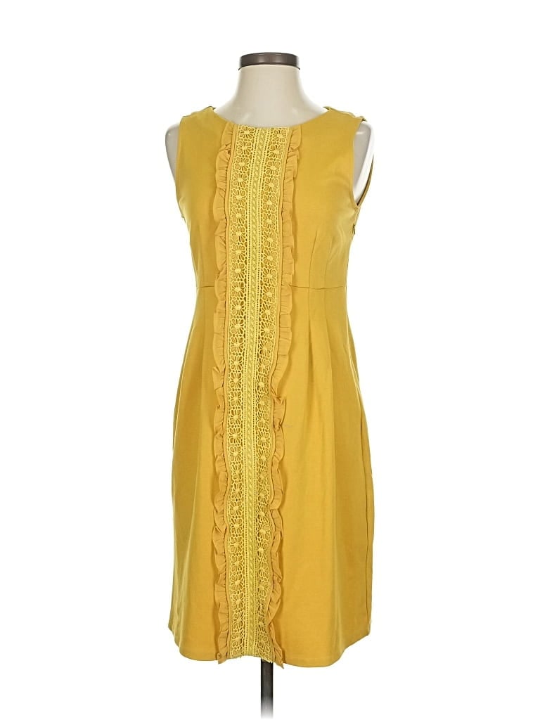 Click to view more detailed imagery on our partner's website Pre-owned Mystree Casual Dress In Yellow