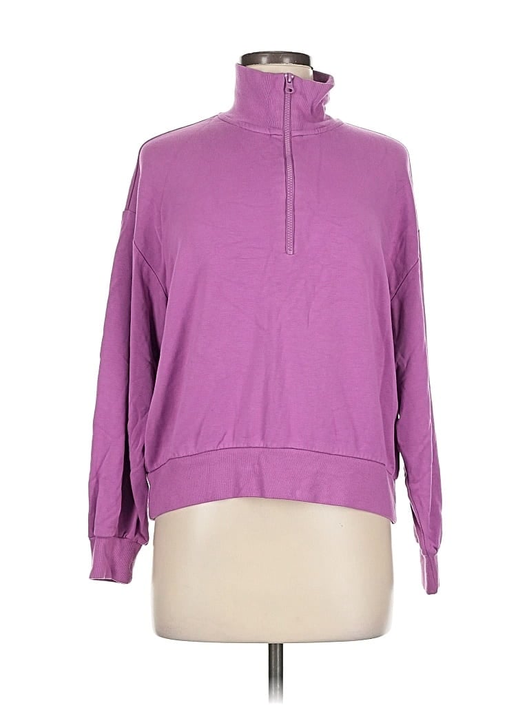 Pre-owned Lou & Grey Fleece Jacket In Purple