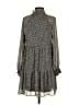 1.State 100% Polyester Animal Print Gray Casual Dress Size S - photo 2