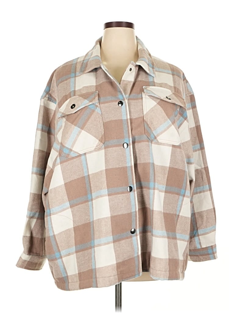 Pre-owned Hfx Coat In Brown