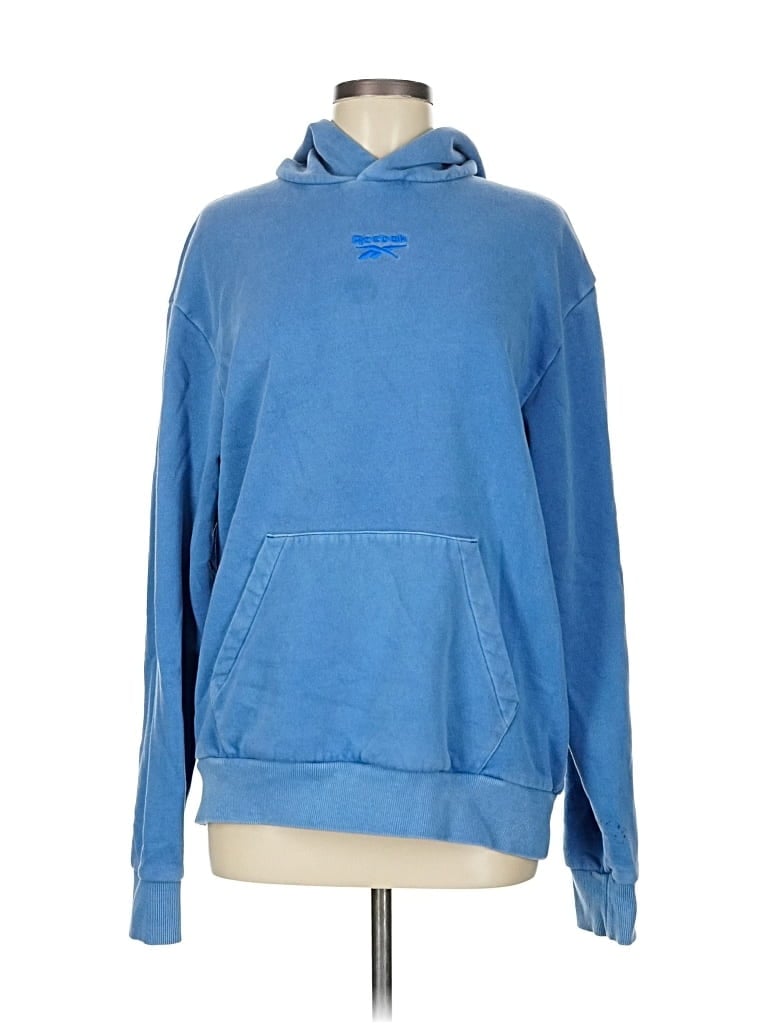 Click to view more detailed imagery on our partner's website Pre-owned Reebok Pullover Hoodie In Blue