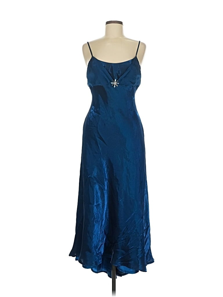 Pre-owned David's Bridal Cocktail Dress In Blue