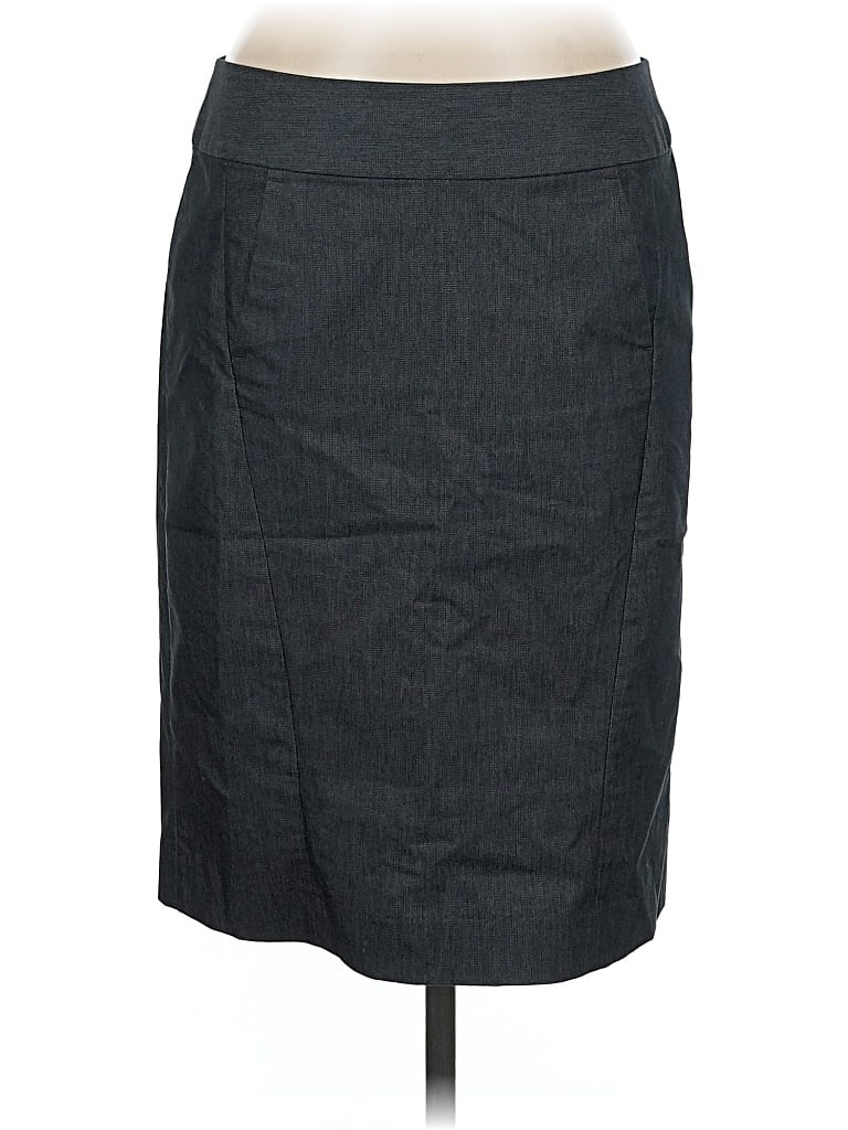 Pre-owned Ann Taylor Loft Casual Skirt In Gray