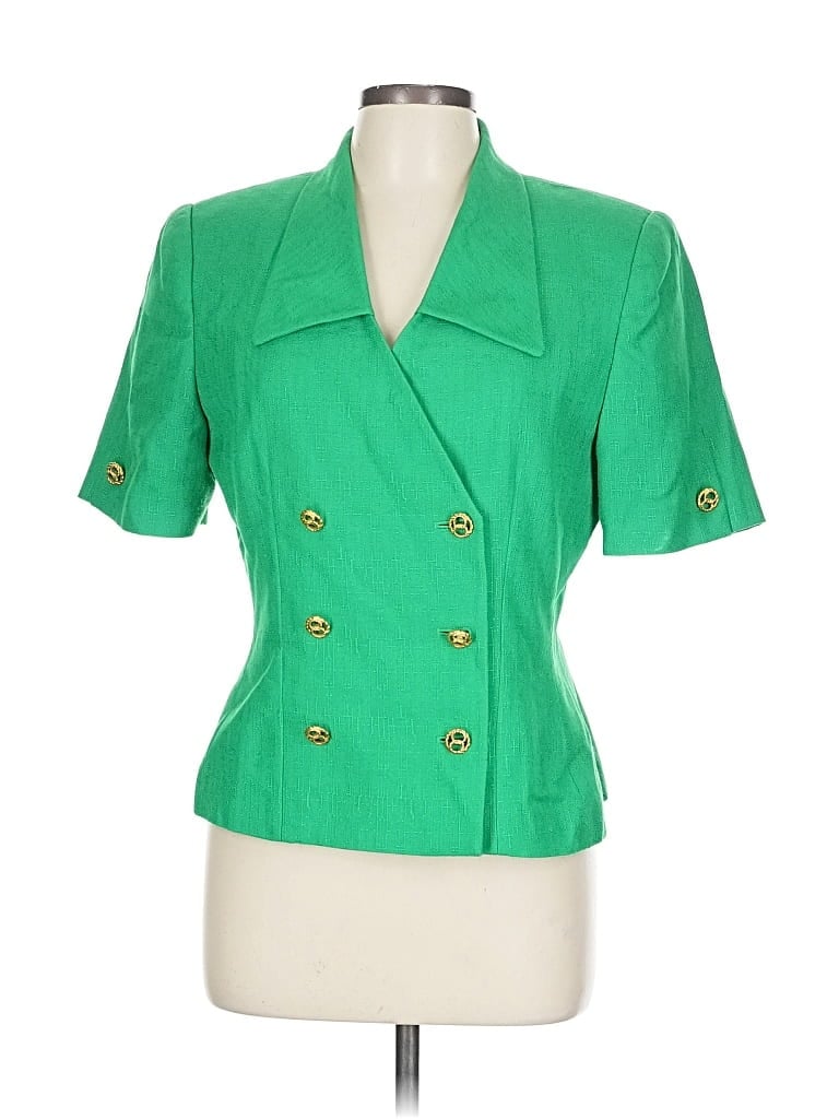 Pre-owned Kasper A.s.l. Blazer Jacket In Green