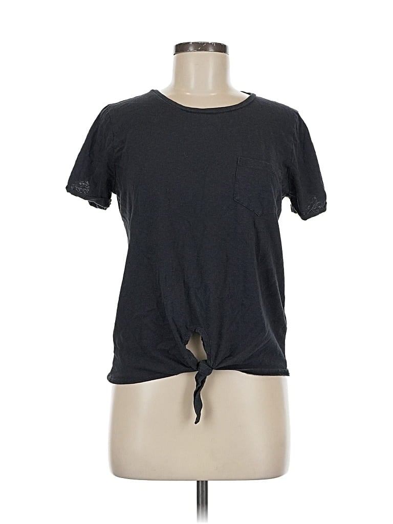 Pre-owned J.crew Factory Store Short Sleeve T-shirt In Black