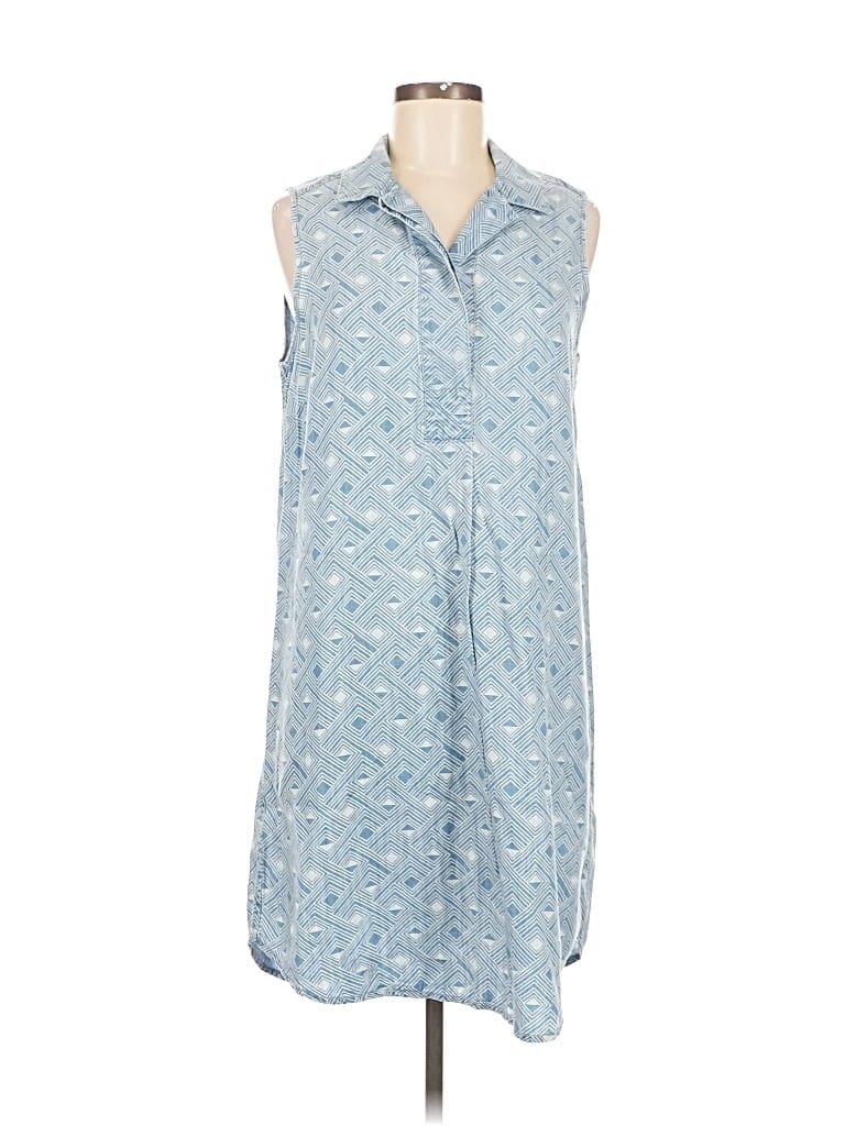 Pre-owned Foxcroft Casual Dress In Blue