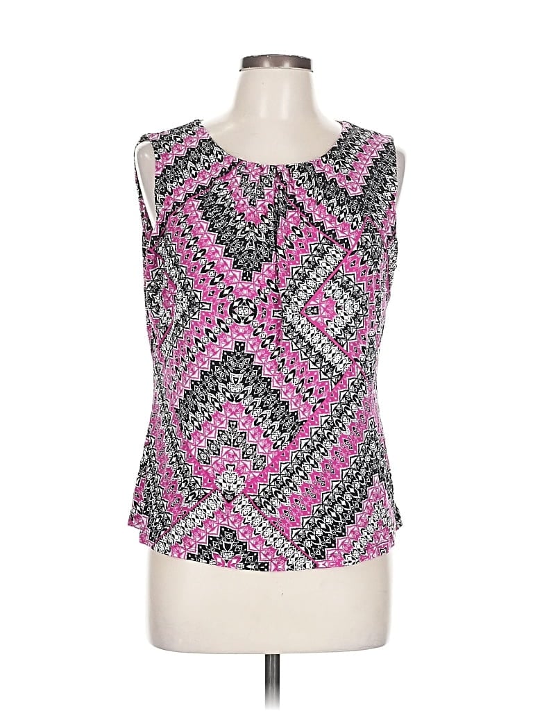 Pre-owned Calvin Klein Sleeveless Blouse In Pink