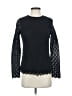 J. McLaughlin 100% Cotton Black Long Sleeve Top Size S - photo 1