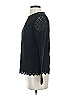 J. McLaughlin 100% Cotton Black Long Sleeve Top Size S - photo 5