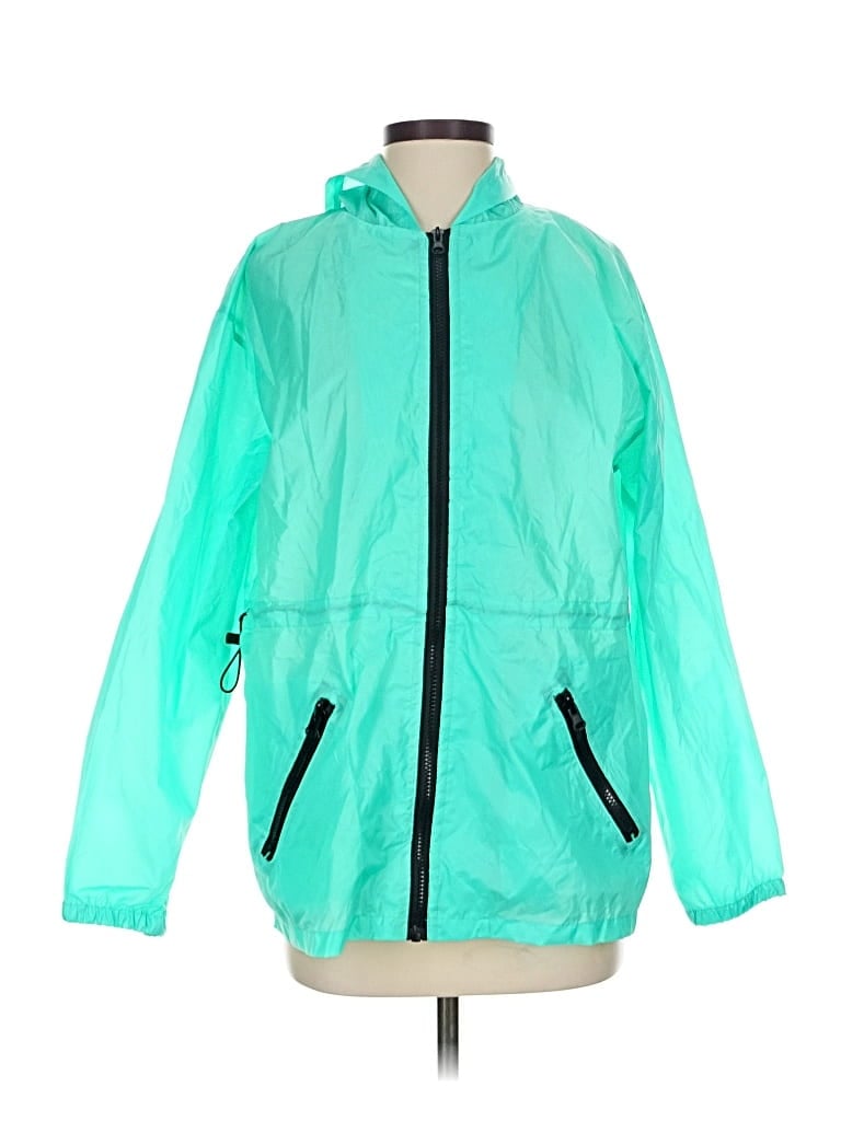 Pre-owned Assorted Brands Raincoat In Blue