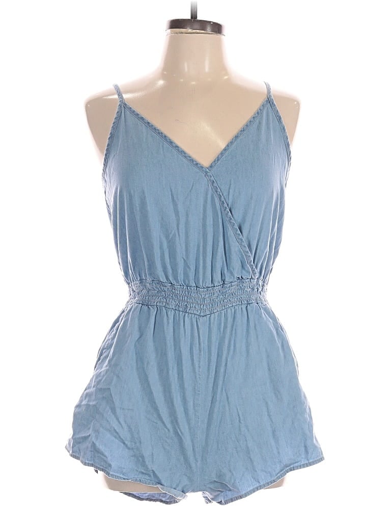 DEREK HEART Pre-owned Romper In Blue