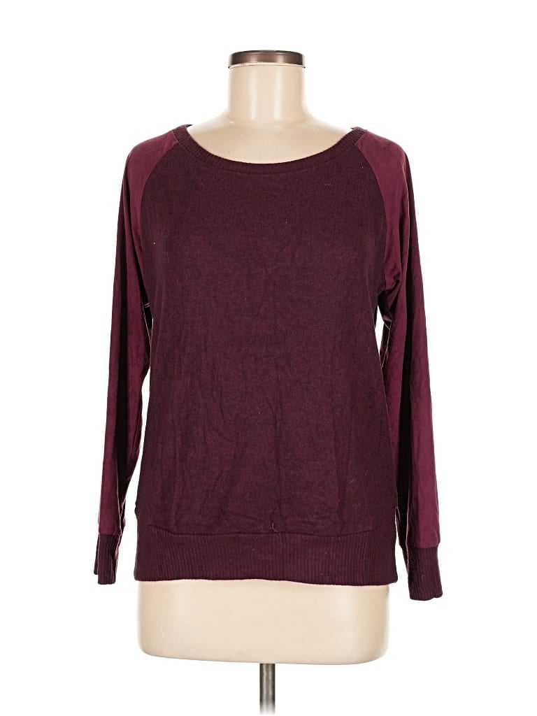Click to view more detailed imagery on our partner's website Pre-owned Le Lis 3/4 Sleeve T-shirt In Burgundy