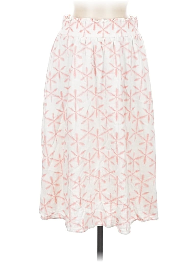 Pre-owned Ann Taylor Loft Casual Skirt In White