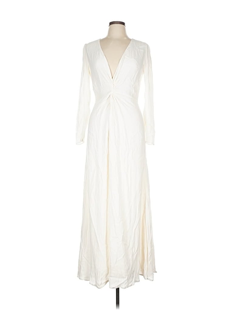 Pre-owned Reformation Cocktail Dress In White