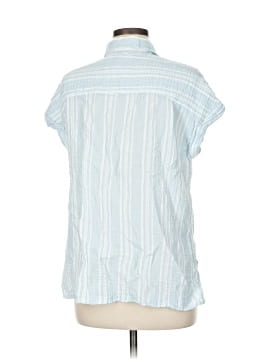 新品未使用　LOLA PEPURAMU TOP white Lola River Button Up Shirt Blouse Womens Large L Green White