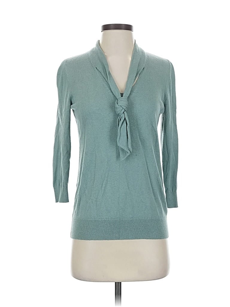 Pre-owned Ann Taylor Factory Pullover Sweater In Blue