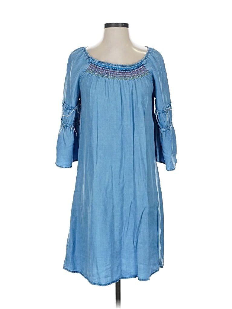 Click to view more detailed imagery on our partner's website Pre-owned Democracy Casual Dress In Blue