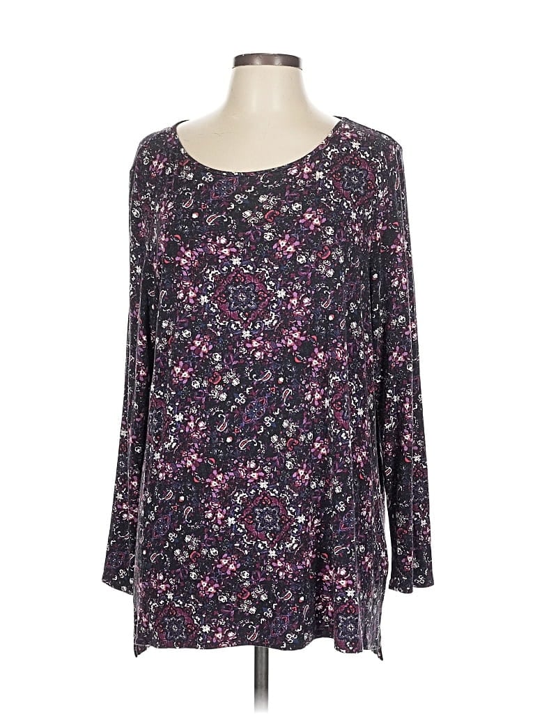 Pre-owned Jjill Casual Dress In Purple