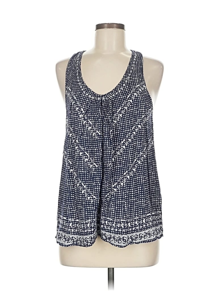 Click to view more detailed imagery on our partner's website Pre-owned Lucky Brand Sleeveless Blouse In Blue
