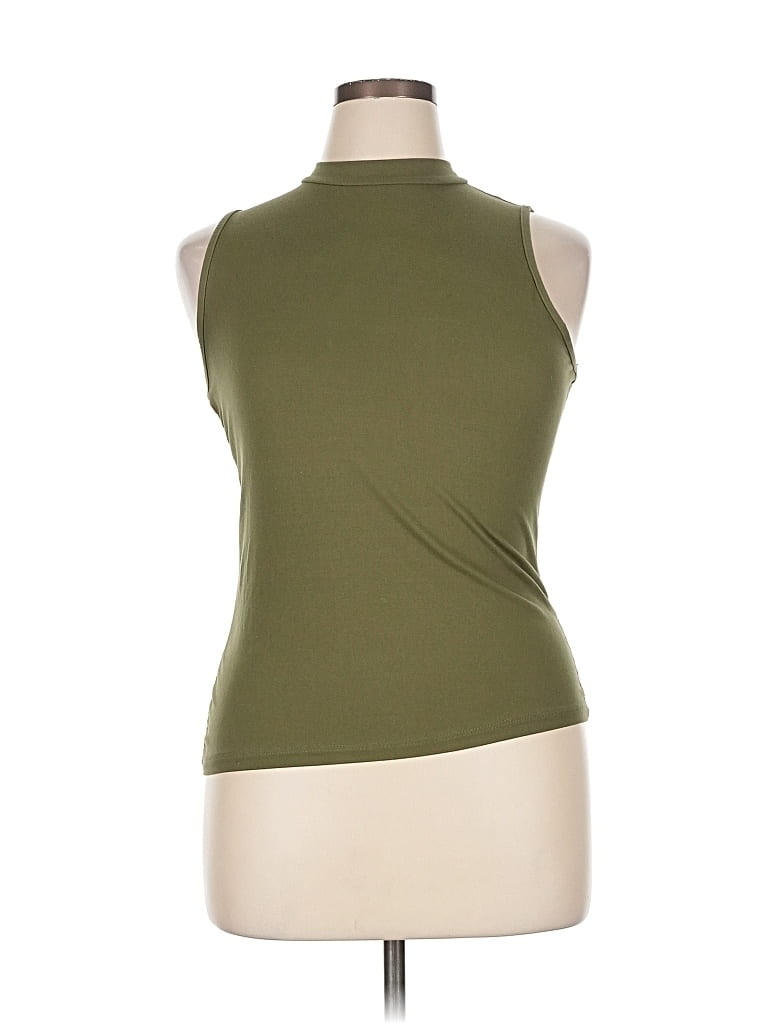 Pre-owned Hot Kiss Sleeveless T-shirt In Green