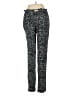 Rebecca Taylor 100% Rayon Print Black Casual Pants Size 8 - photo 2