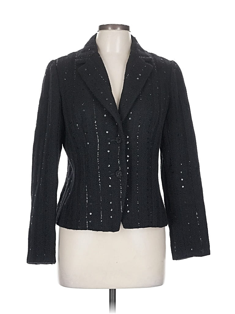Click to view more detailed imagery on our partner's website Pre-owned Teri Jon Blazer Jacket In Black