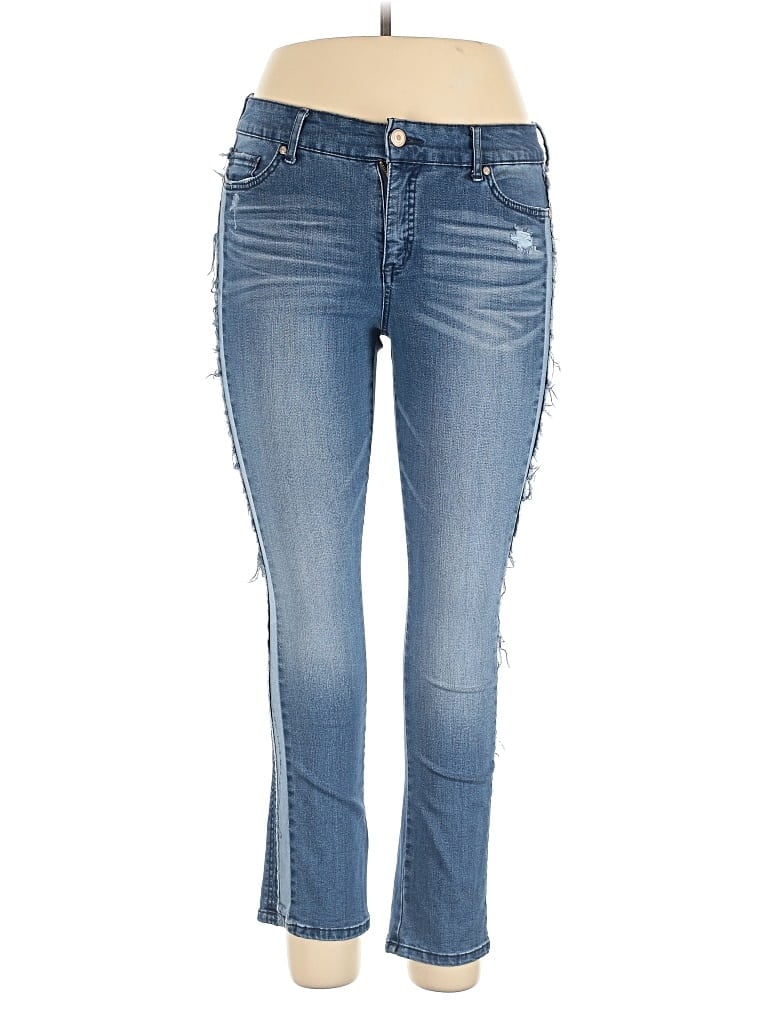 Pre-owned Code Bleu Jeans In Blue