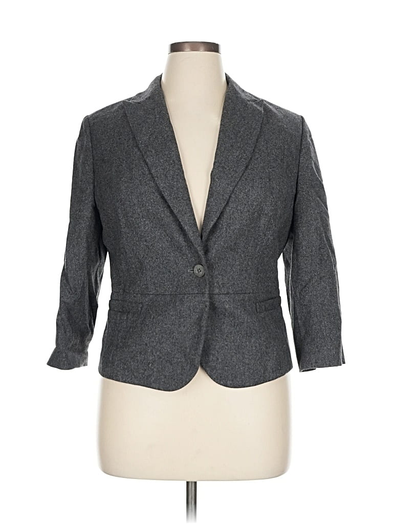 Pre-owned Brooks Brothers Wool Blazer Jacket In Gray