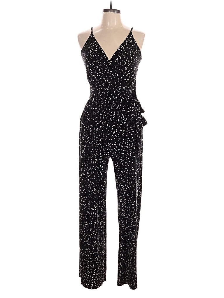 Pre-owned Kaileigh Jumpsuit In Black