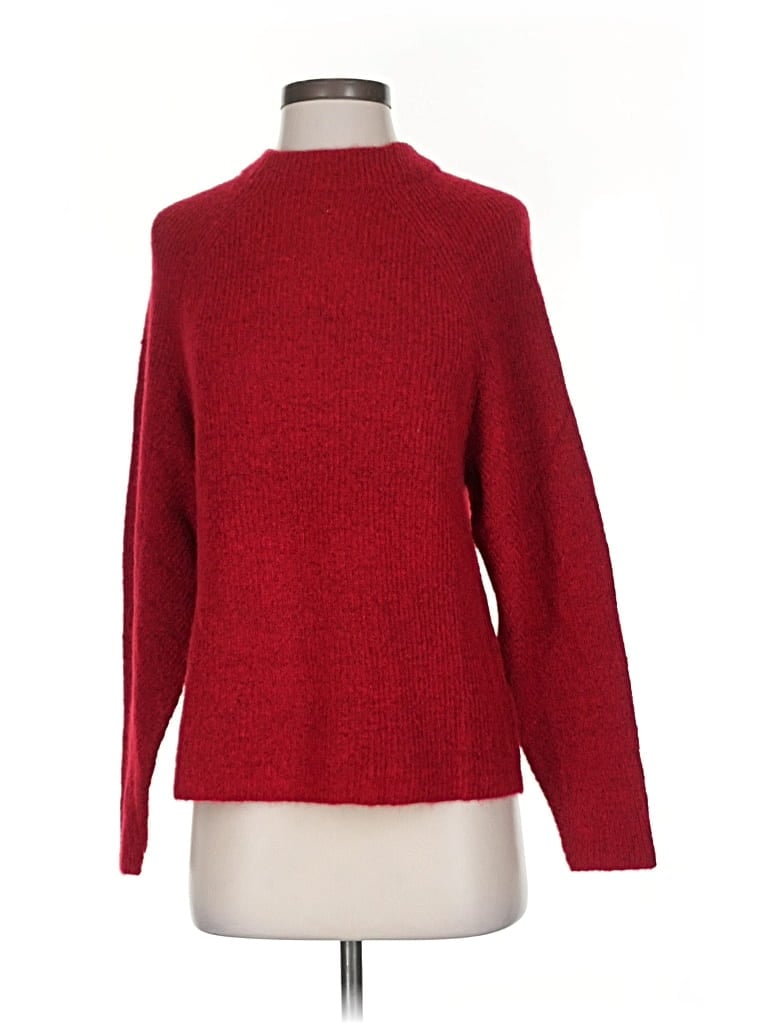 Pre-owned Style & Co Turtleneck Sweater In Red