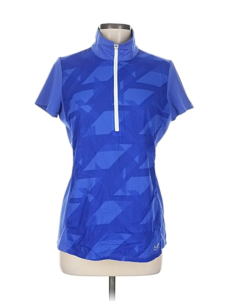 Pre-owned Nike Active T-shirt In Blue